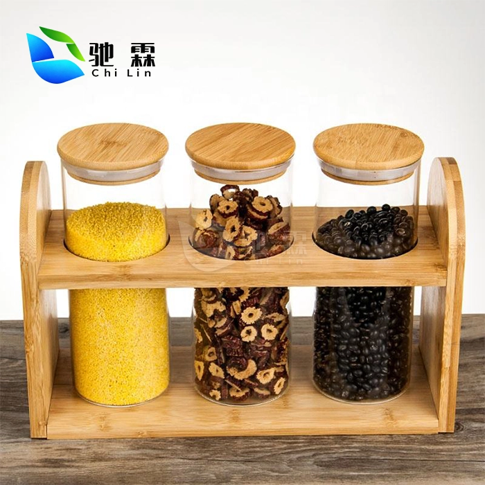 clear glass cookie jar with lid